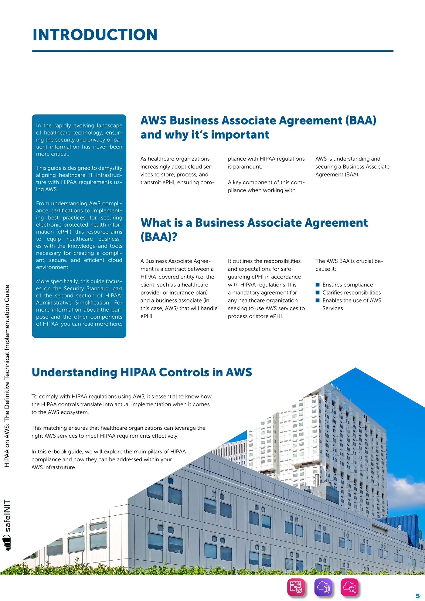 Introduction to the AWS Business Associate Agreement and HIPAA controls in AWS